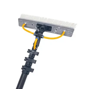 25ft Hybrid Carbon Fiber Telescopic Pole Carbon Fiber Oval Pole for Commercial Cleaning Equipment Window Cleaning