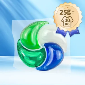 25g Free Samples Super Strong Cleaning Power Long Lasting Fragrance 72 Hours Quick Rinse Low Foam Laundry Pods Machine Septic