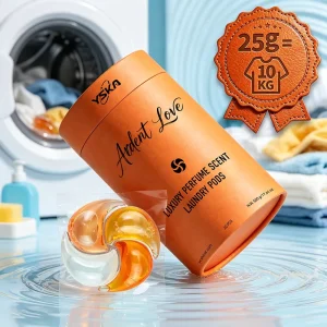 25g High Capacity Laundry Detergent Pods Equal to 8 Cups Detergent Wash 10kg Clothes One Pod Per Load for Large Capacity Washing