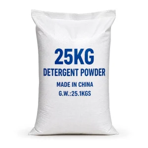 25kg Bulk Detergent Powder in Bags with Production Line Process Washing Detergent Powder for Sale in USA Iraq