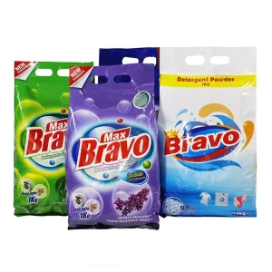 25kg Disposable Eco-Friendly Lemon Scent Laundry Detergent Powder for Apparel Strong Brightening