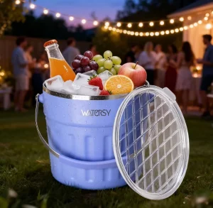 260oz Custom Double Wall Stainless Steel Wine and Beer Cooler Food Grade Durable Ice Buckets for Parties