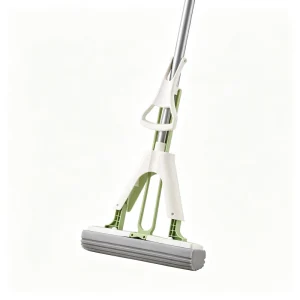 27cm PVA Mop with Half-Fold Hands-Free Squeeze Design, High Absorbency