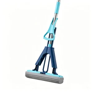 27cm PVA Sponge Mop Half fold Strong Squeeze No Hand Wash High Household Kitchen Floor Wet Dry Cleaning