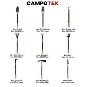 28 38 Inch Extendable Transplanting Tool Long Handle Matte Ergonomic Green Ridged Grip Hanging Hole Garden Planting Spade