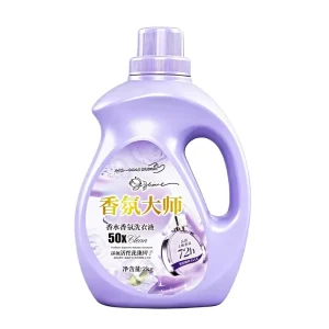 2kg Laundry Detergent Liquid for Apparel, Lavender-Scented, Model 1172