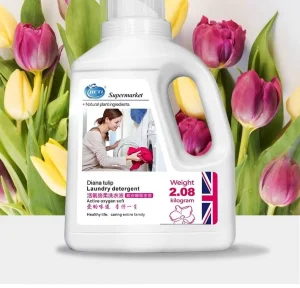 2kg Laundry Detergent Stain Removal Long Lasting Fresh Fragrance OEM ODM Available