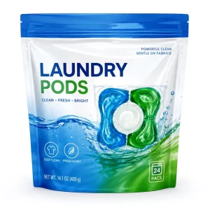 3 Chamber Eco Friendly Laundry Pods Super Condensed High Efficiency Deep Clean Stain Removal Mild Formula