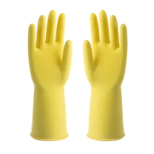 3-Color Waterproof Latex Household Cleaning Gloves