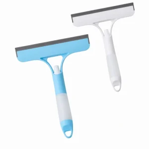 3 In 1 Spray Window Squeegee with Built-in Refillable Bottle Multifunctional Streak-Free Cleaning