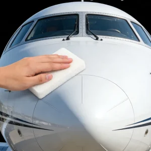 3-Layer Airplane Cleaning Sponge Kit with Holder for Jet Car and Boat Washing and Polishing High Absorption 2.5cm Thickness