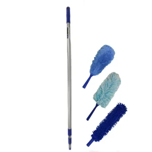 3 Meter Extendable Microfiber Duster with Telescopic Handle for High Ceiling and Fan Cleaning