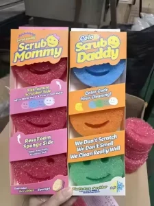 3-Pack Temperature-Sensitive Flexible Kitchen Cleaning Sponges