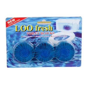 3 Pcs 50g Flush Solid Toilet Block WC Cleaner