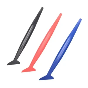 3 Piece Rubber Putty Vinyl Wrap Tool Kit Car Trim Removal Squeegee Scraper Set