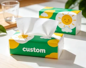 3 Ply 40 Packs Soft Custom Logo 100% Virgin Pulp Facial Tissue Paper Towels Daily Use Products for Home Hotel Office