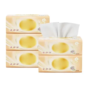 3 Ply Wood Pulp Eco friendly Custom Logo Brand Soft Disposable Face Towel Facial Tissue for Cleansing