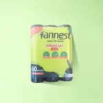 3 Rolls Drawstring PE Garbage Bags, 45x50cm, 20 Pieces per Roll, 10μm Thick, for Kitchen Trash