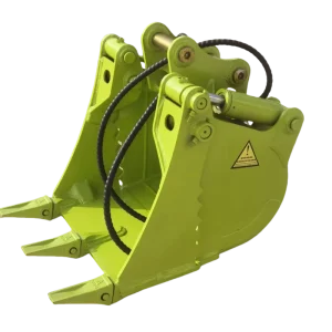 3 Ton Mini Excavator Hydraulic Thumb Bucket Small Clamshell Grab Bucket for Landscaping