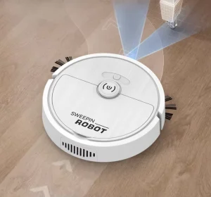 3-in-1 Automatic Portable Wet and Dry Floor Cleaning Robot, IP67 Waterproof, USB Rechargeable