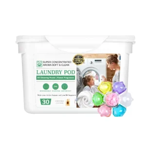 3-in-1 Color Protection Laundry Detergent Capsule Pods with Stain Removal for Sensitive Skin