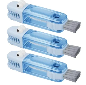 3-in-1 Cup Lid Gap and Bottle Cleaning Brush Set, Silicone Cup Lid Gap Cleaner