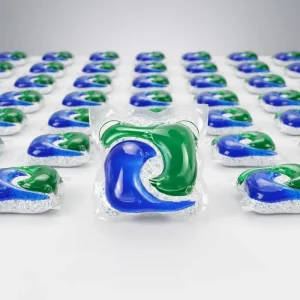 3-in-1 Dishwashing Pods Lemon Flavored Dishwasher Gel Environmental Safety Disposable Dishwasher Capsules