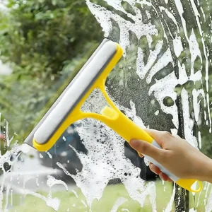 3 in 1 Double Side Glass Wiper Multifunctional Car Windshield Cleaning Scraper Windows Spray Squeegee with Bottle