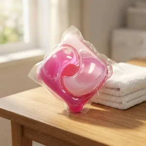 3-in-1 Eco-Friendly Concentrated Laundry Detergent Pods Natural Floral Scent 80% Active Ingredients Long-Lasting