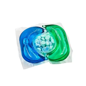 3 in 1 Eco Friendly Laundry Detergent Pods Dual Layer Non Irritant Soft Formula for Washing Machines