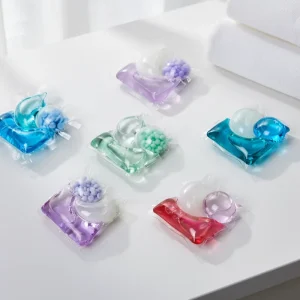 3-in-1 Eco-Friendly Private Label Laundry Detergent Pods with 8x Cleaning Power OEM/ODM