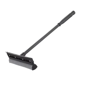 3 in 1 Extendable Snow Broom Telescoping Brush with Built in Ice Scraper and Squeegee for Complete Windshield Cleaning