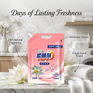 3 in 1 Fragrance Fabric Softener Liquid Color Protection Anti pilling Laundry Conditioner for White and Colorful Clothes