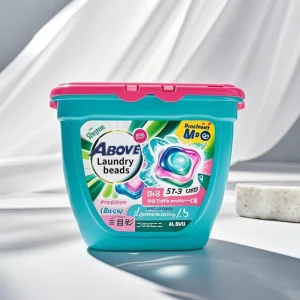 3-in-1 Laundry Detergent Capsules with Stain Removal Formula
