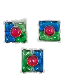 3-in-1 Laundry Detergent Capsules with Strong Fragrance