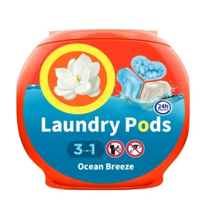 3-in-1 Laundry Detergent Pods for Household Cleaning