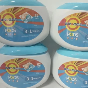 3 in 1 Laundry Pods Washing Pods Cleaning Products Baby Clothes Laundry Detergent Soap Liquid Beads