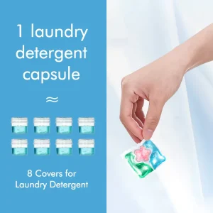 3 in 1 Organic Laundry Detergent Pods with 50% to 80% Active Ingredients