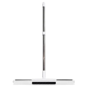 3 in 1 Pet Hair Remover Silicone Squeegee Broom Dual Folding Joint Telescopic Detachable Head Floor Cleaning