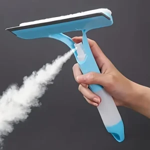 3-in-1 Spray Glass Wiper with Squeegee Sponge Brush and Watering Can