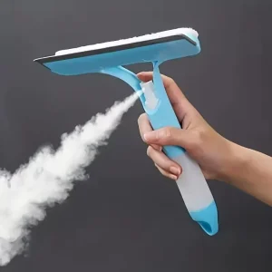 3 in 1 Spray Window Squeegee Car Glass Wiper Cleaner Scraper Windows Cleaning Squeegee with Spray Bottle