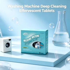 3 in 1 Washing Machine Cleaner Tablets 24 Pack Cleans Descales Deodorizes Washer Tub No Harsh Chemicals