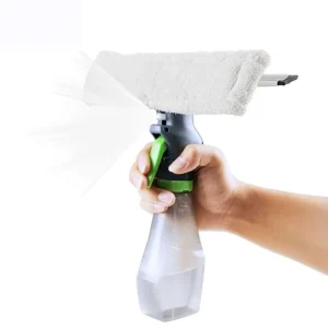 3 in 1 Window Cleaner Squeegee with Spray and Water Collection Tank