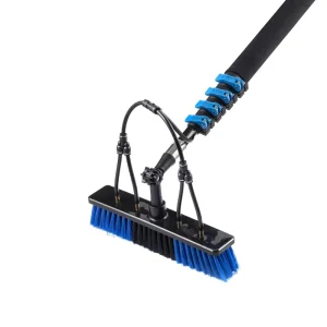 3.6M 4.6M 6M 7.2M 9M Solar Panel Cleaning Brush Telescopic Window Spray Washer