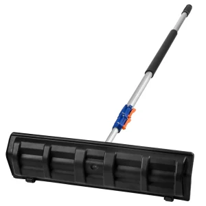 3.6m Long Handle Built in Wheel Plastic Roof Snow Removal Tools Wide Snow Rake with Telescopic Extension Pole