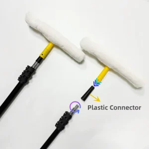 3.6m Short Length Is 40cm Tooling Aluminum Telescopic Handle for Window Cleaning with Scrape and Wipe