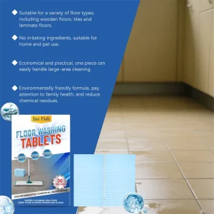 30-Piece Floor Cleaning Tablets for Stubborn Stain Removal