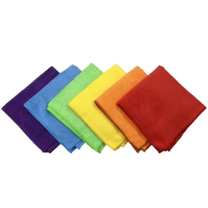 30 x 30 cm 12 x 12 Inch Absorbent Microfiber Cleaning Cloth for Workshop Industrial and Household Use Lint-Free