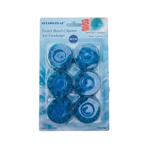 300-Flush Toilet Cleaner Block 200 Packs per Carton Strong Dirt Removal Tablet Automatic Toilet Bowl Cleaner