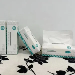 300 Sheets Thick Soft High quality Facial Tissue Suitable for Both Dry and Wet Use
